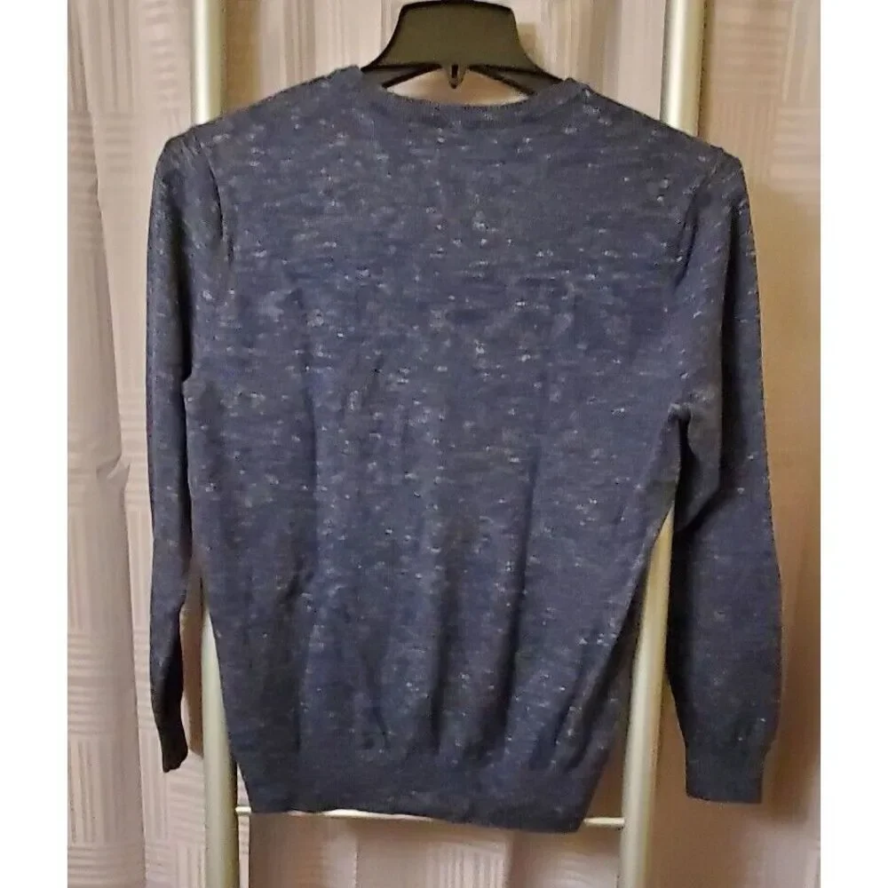 J.Crew Crew Neck‎ Sweater Breathable 100% Cotton Blue Men's Size S